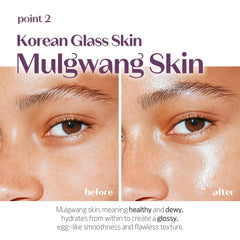 Etude Nymph Aura Volumer highlights deep hydration with hyaluronic acid and natural oils