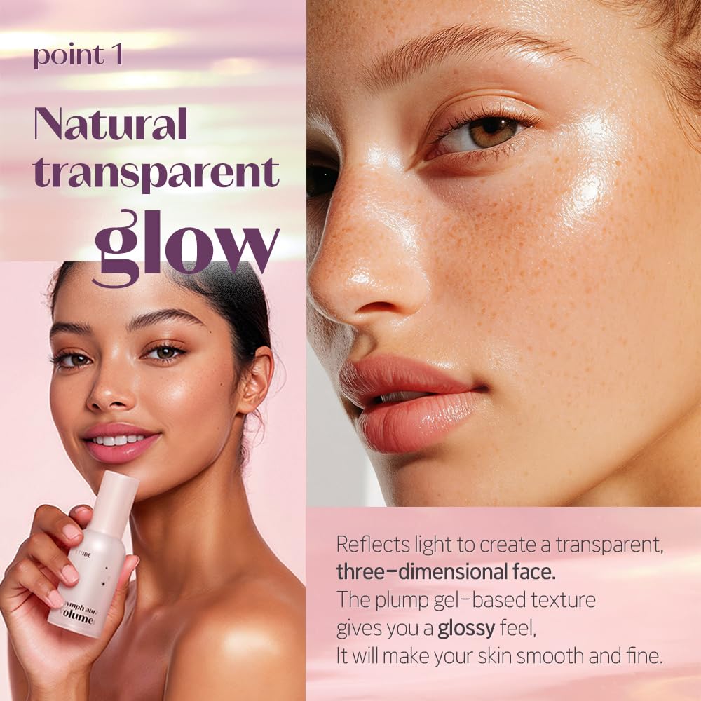 Etude Nymph Aura Volumer easy pump application for instant hydration
