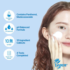 Etude SoonJung bottle pour demonstrates non-irritating, low pH formula for barrier care.