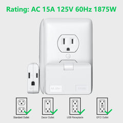 ETwinCoo fire-resistant body with three outlets closeup