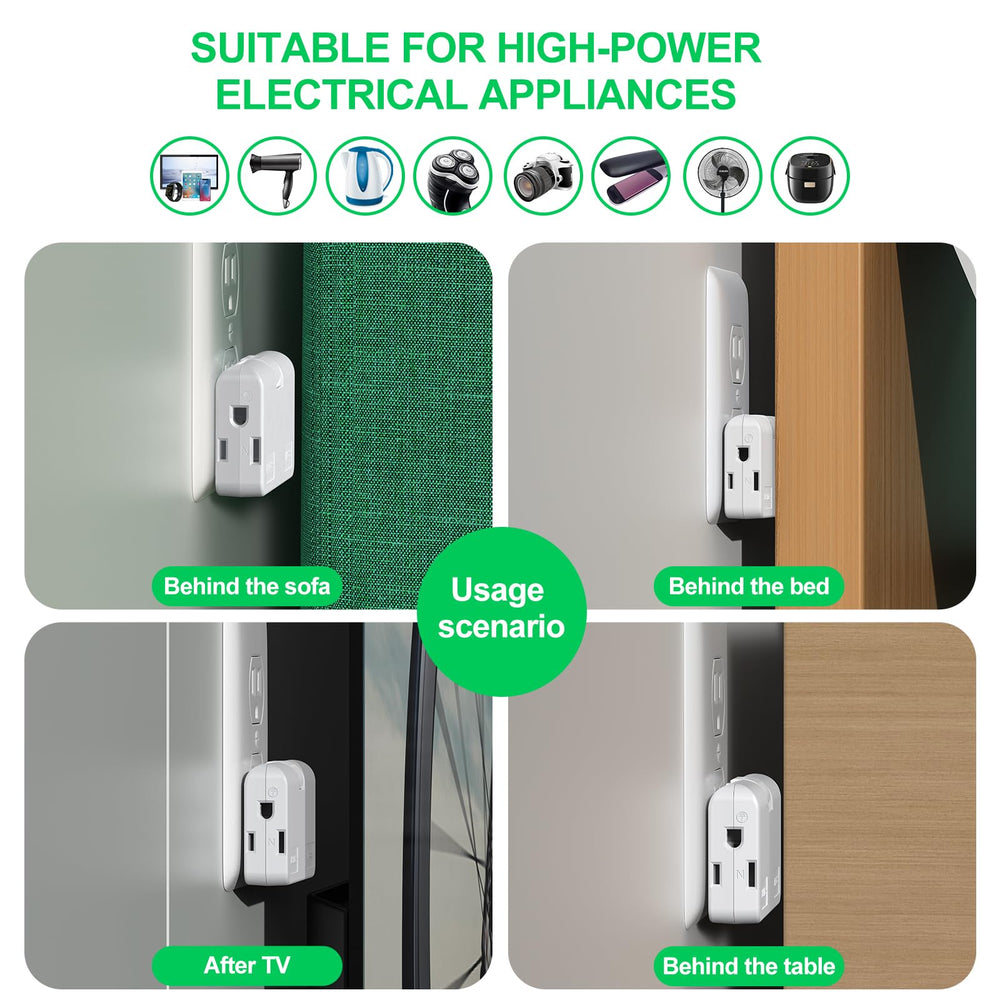 Lamps and chargers connected through ETwinCoo adapter