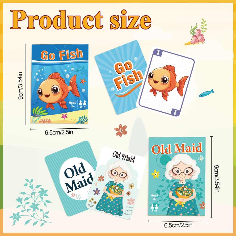 Etyishe Old Maid cards spread featuring diverse careers