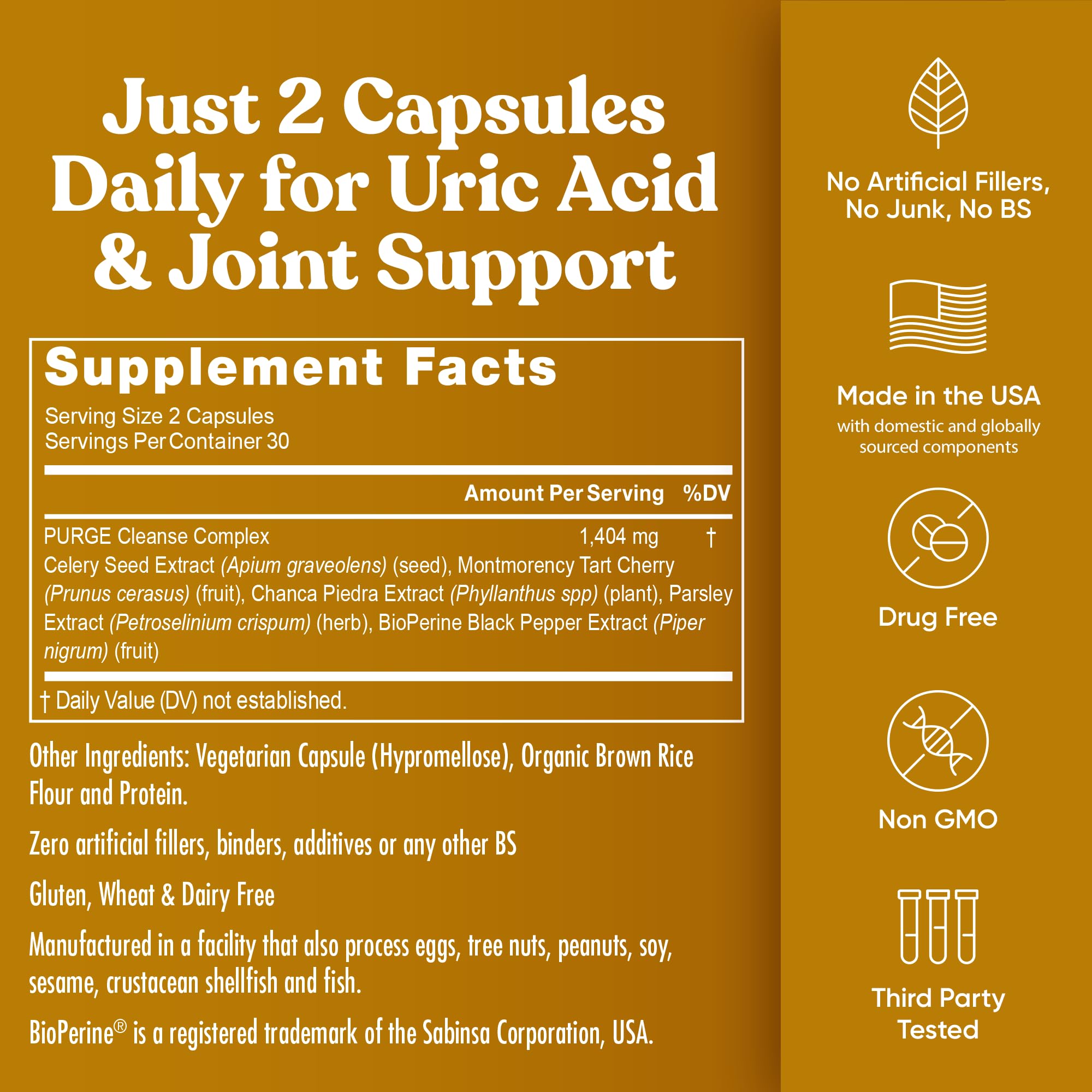 Eu Natural Purge bottle with glass suggests a simple daily routine.