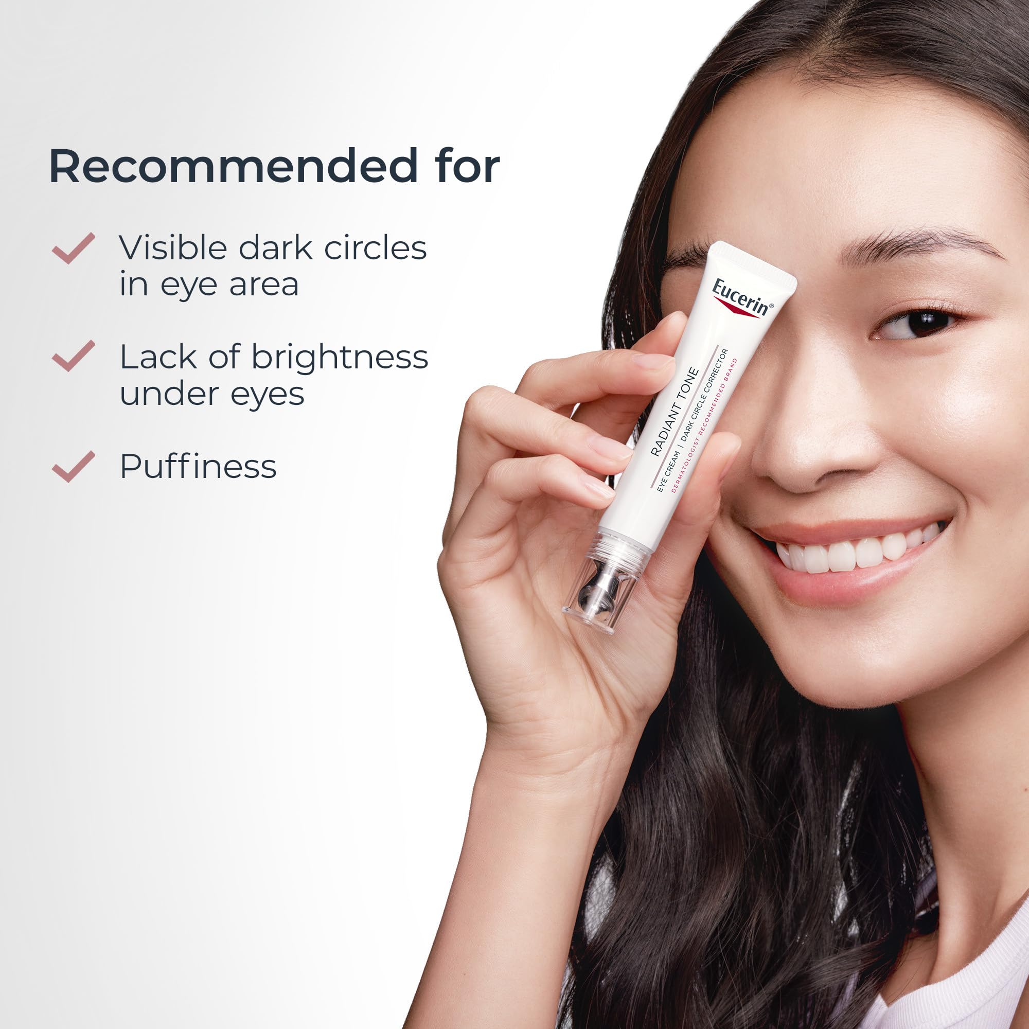 Eucerin 0.5-ounce tube is compact and travel-friendly