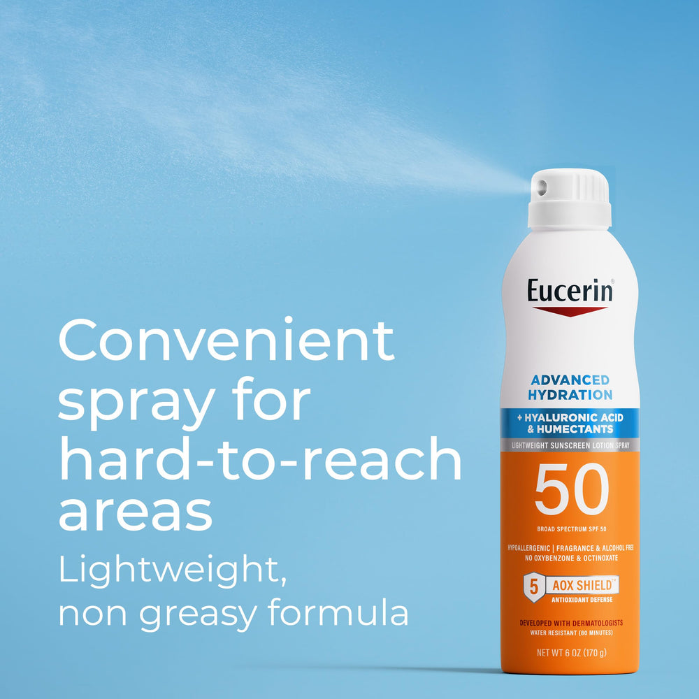 Eucerin with 5 AOX Shield antioxidants safeguard skin against free radicals