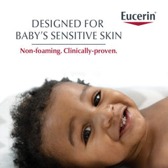 Eucerin Baby Eczema Relief Cream Body Wash demonstrates mild surfactants for sensitive skin