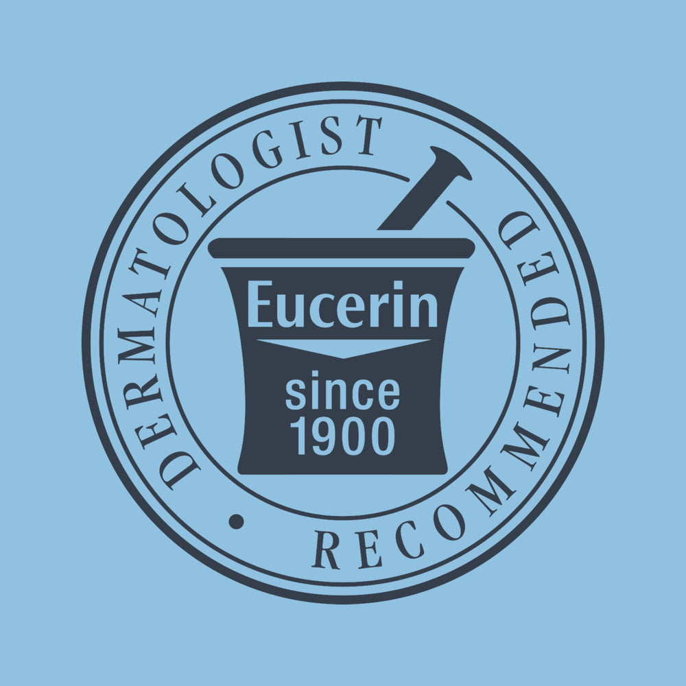 Fragrance-free label on Eucerin lotion emphasizing gentle daily use.