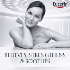 Close-up of Eucerin Eczema Relief Body Wash non-foaming bottle