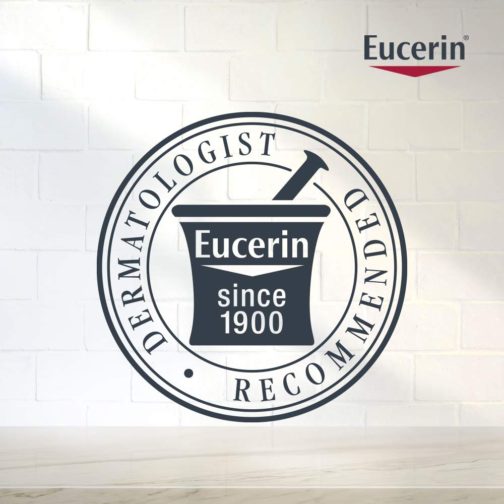 Eucerin product image conveys dermatologist-recommended skin care.
