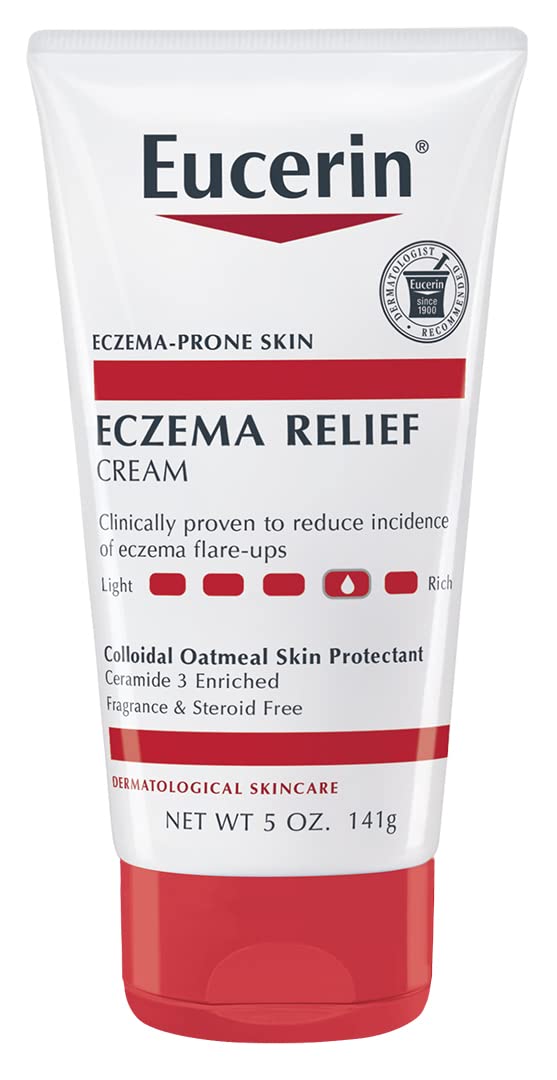 Eucerin Eczema Relief Cream with colloidal oatmeal in tube