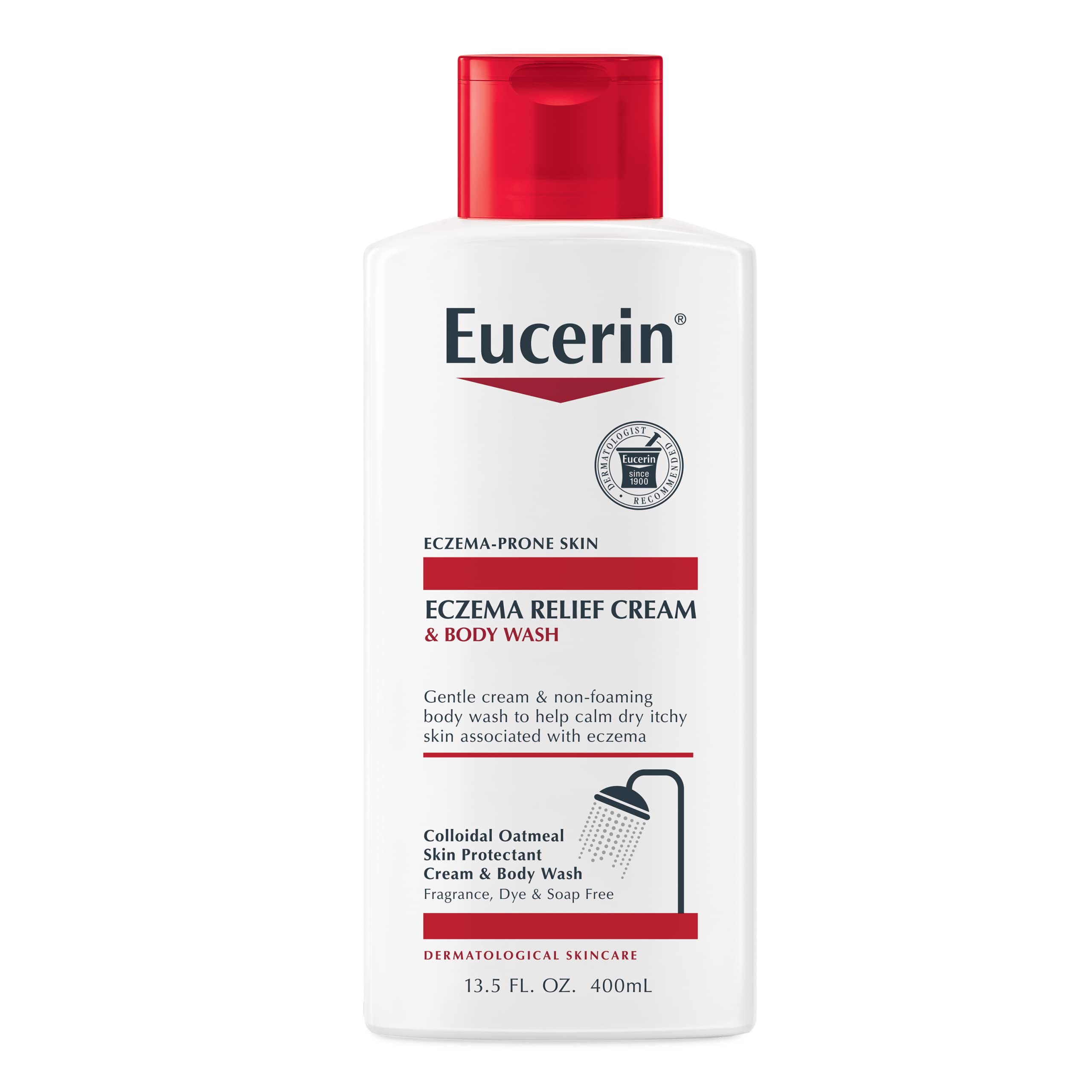 Eucerin Eczema Relief Cream tube ready for daily use