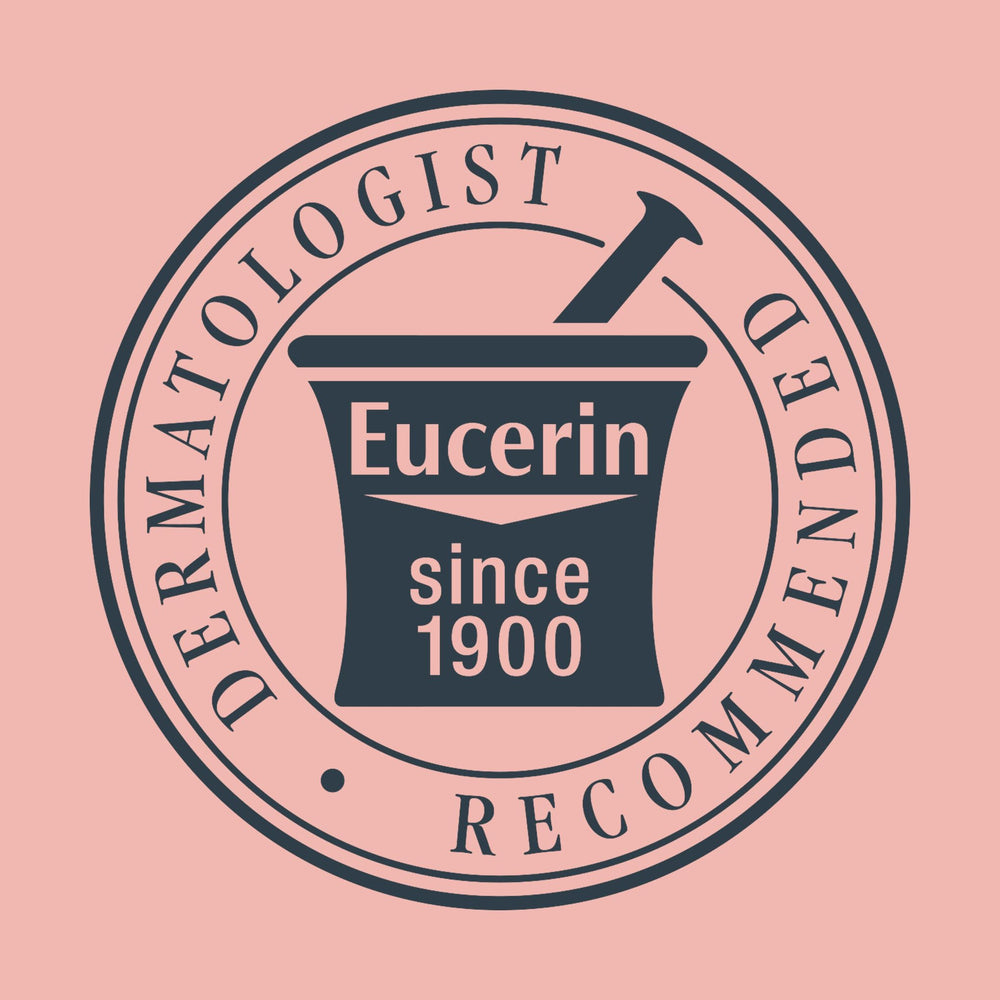 Eucerin fragrance-free label highlights suitability for fragrance-sensitive daily use.