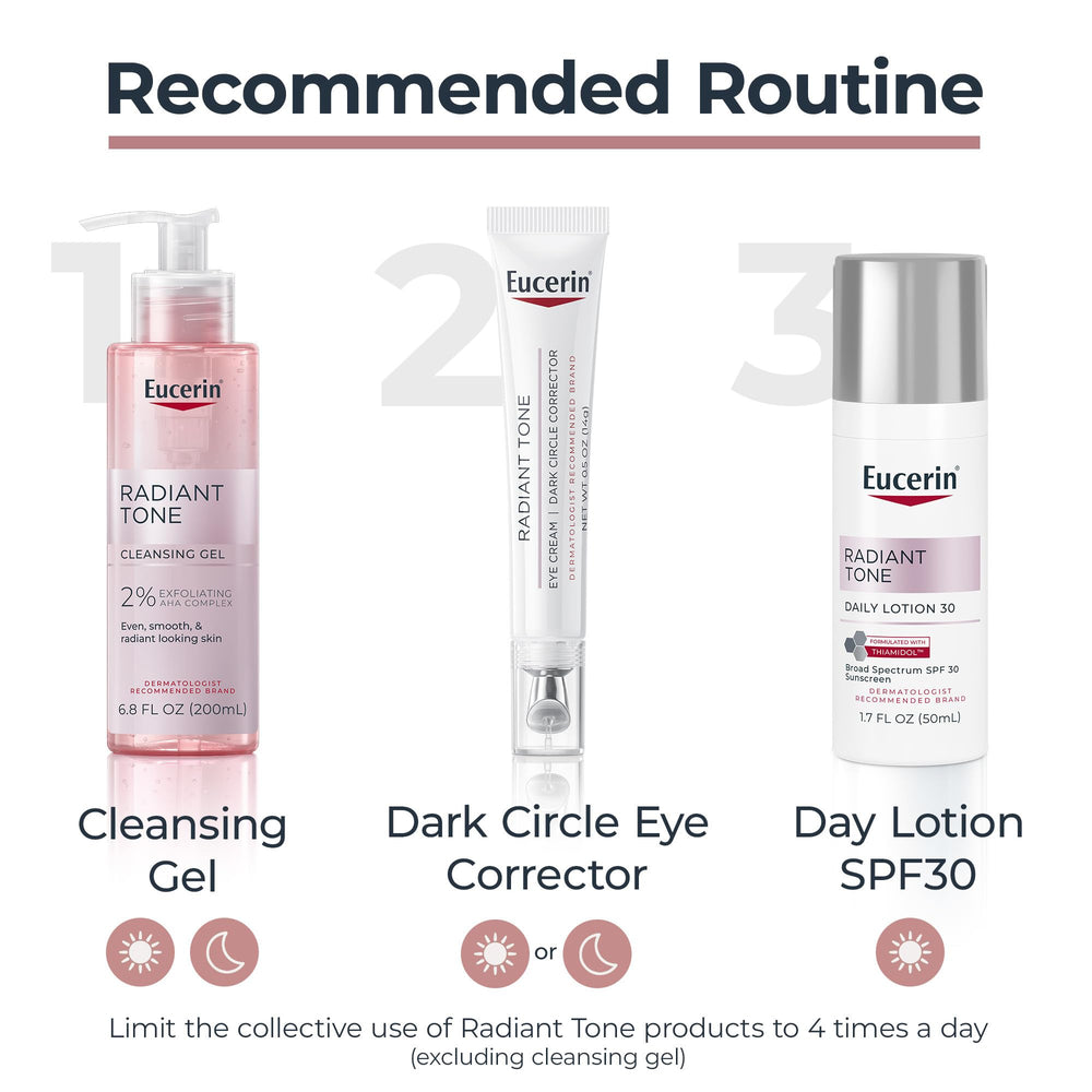Eucerin Lightweight non-sticky texture for comfortable daily use