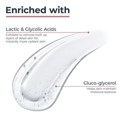 Eucerin Radiant Tone cleanser foaming texture forms a light, refreshing lather