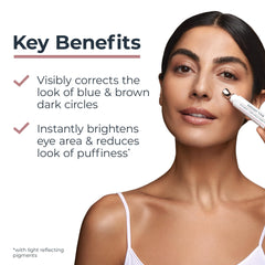 Eucerin Radiant Tone Eye Cream cool metal applicator for refreshing eye care