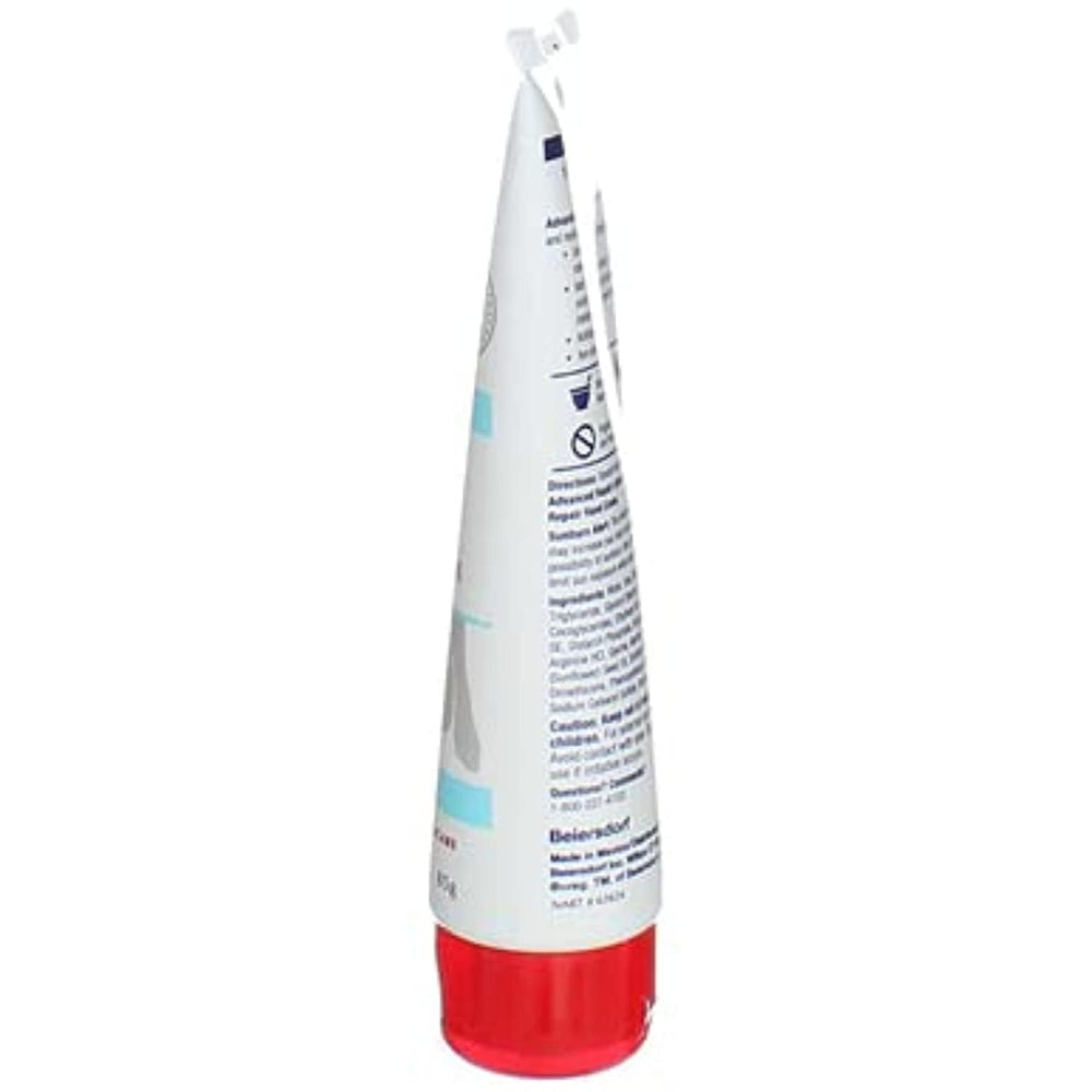 Eucerin Softened feet after application showing comfortable, hydrated feel.