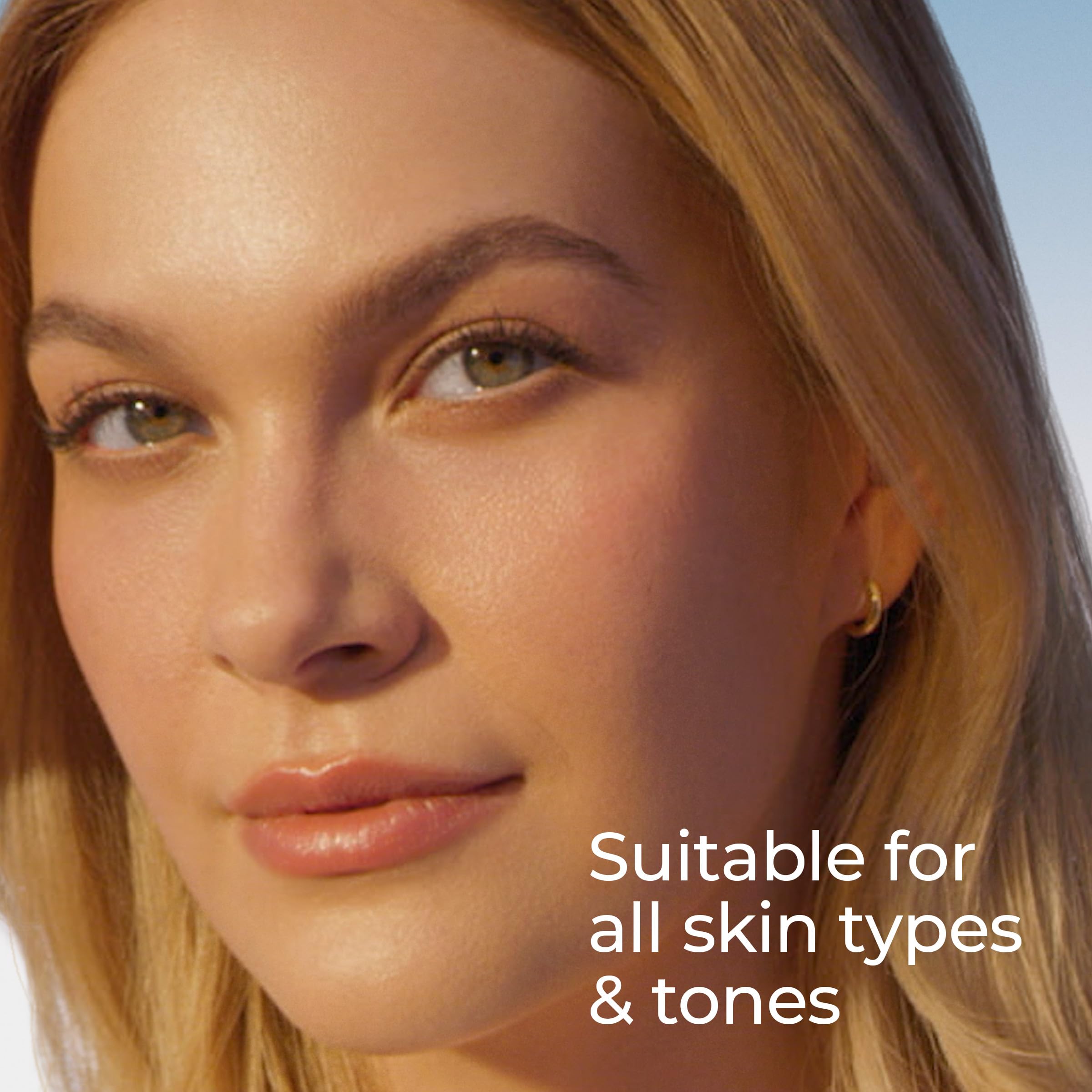 Eucerin Sun Advanced Hydration bottle under makeup for seamless layering