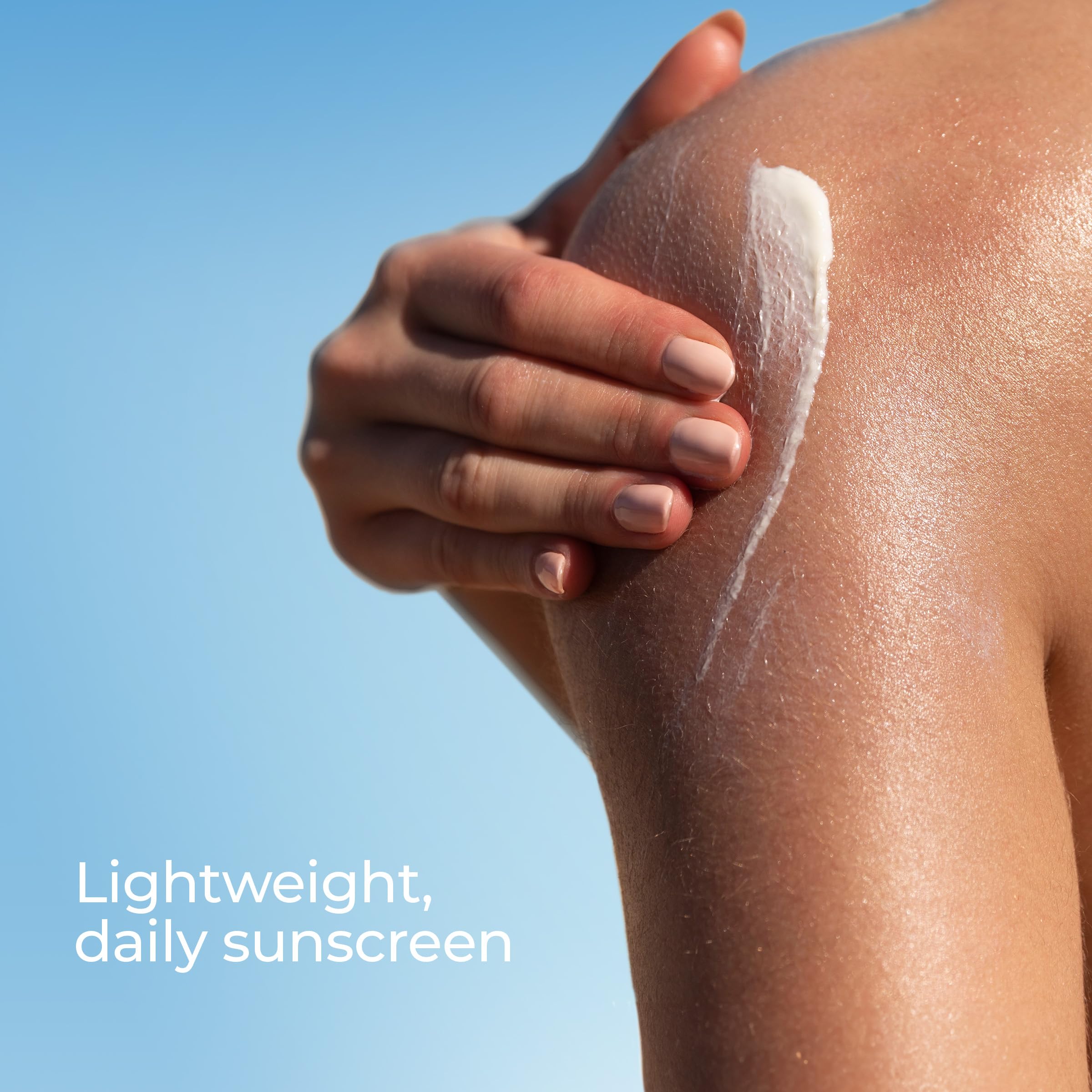 Eucerin Sun Sensitive Mineral Sunscreen Lotion hypoallergenic and safe for daily use.