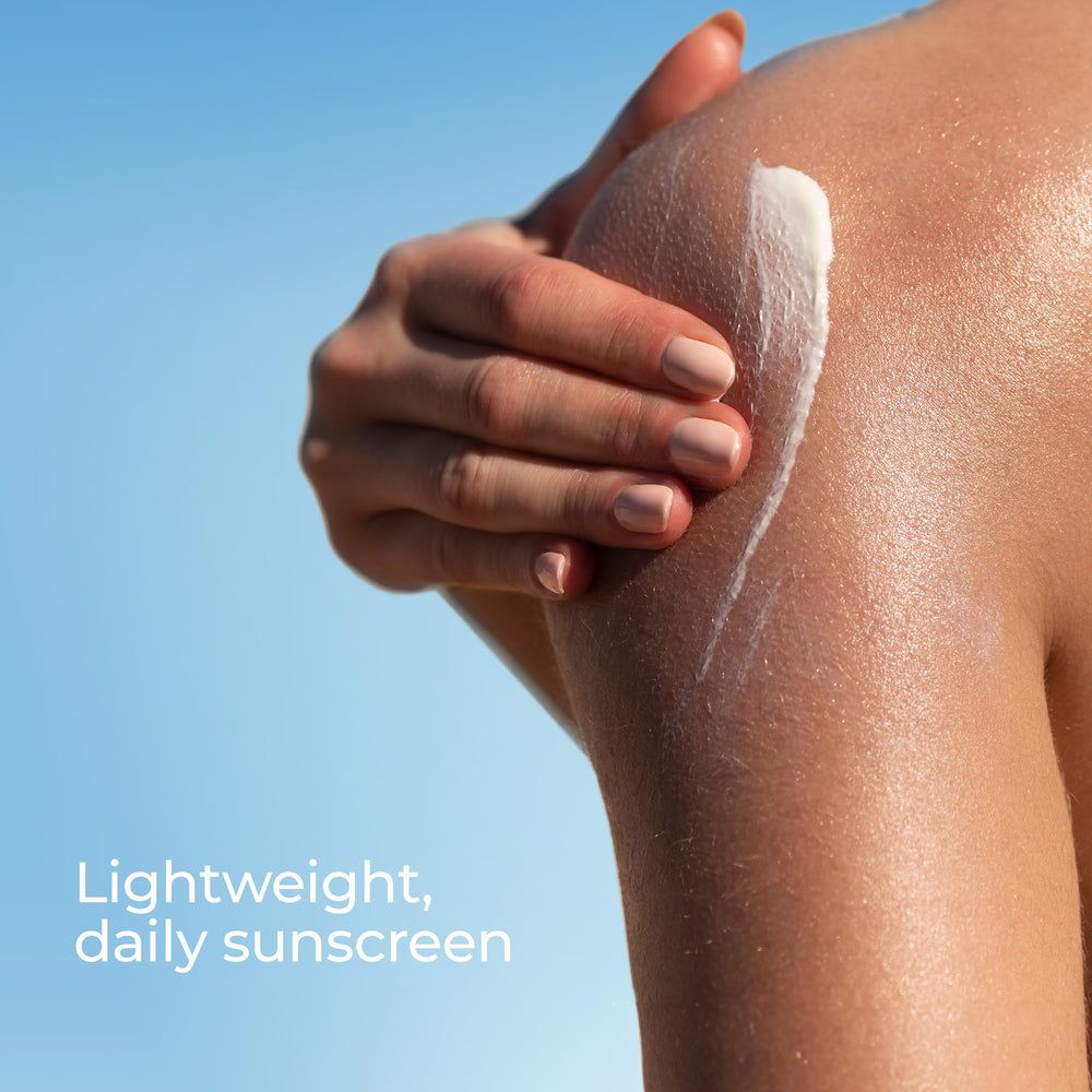 Eucerin Sun Sensitive Mineral Sunscreen Lotion hypoallergenic and safe for daily use.
