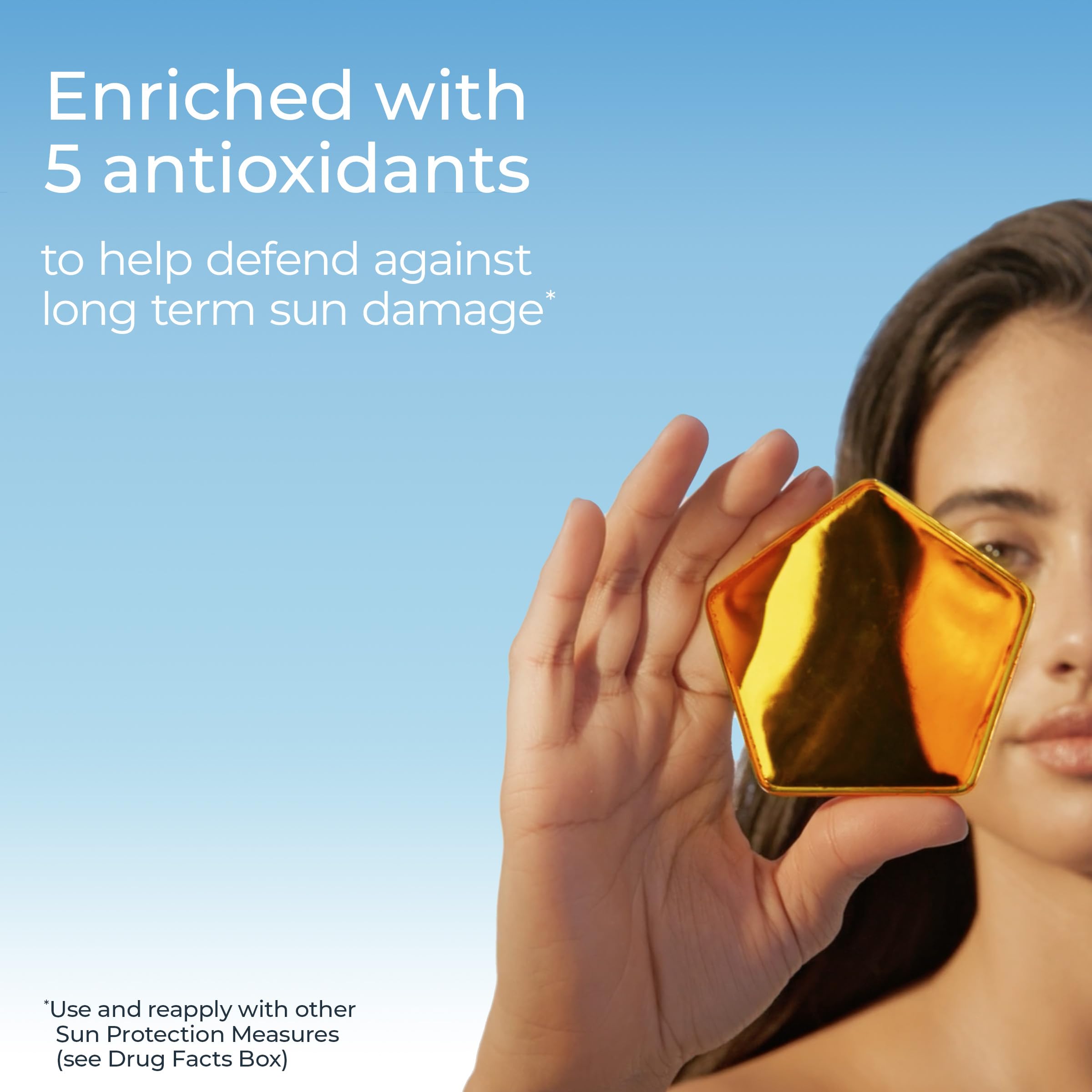 Eucerin Sun Sensitive Mineral Sunscreen Lotion with zinc oxide provides UVA/UVB coverage.