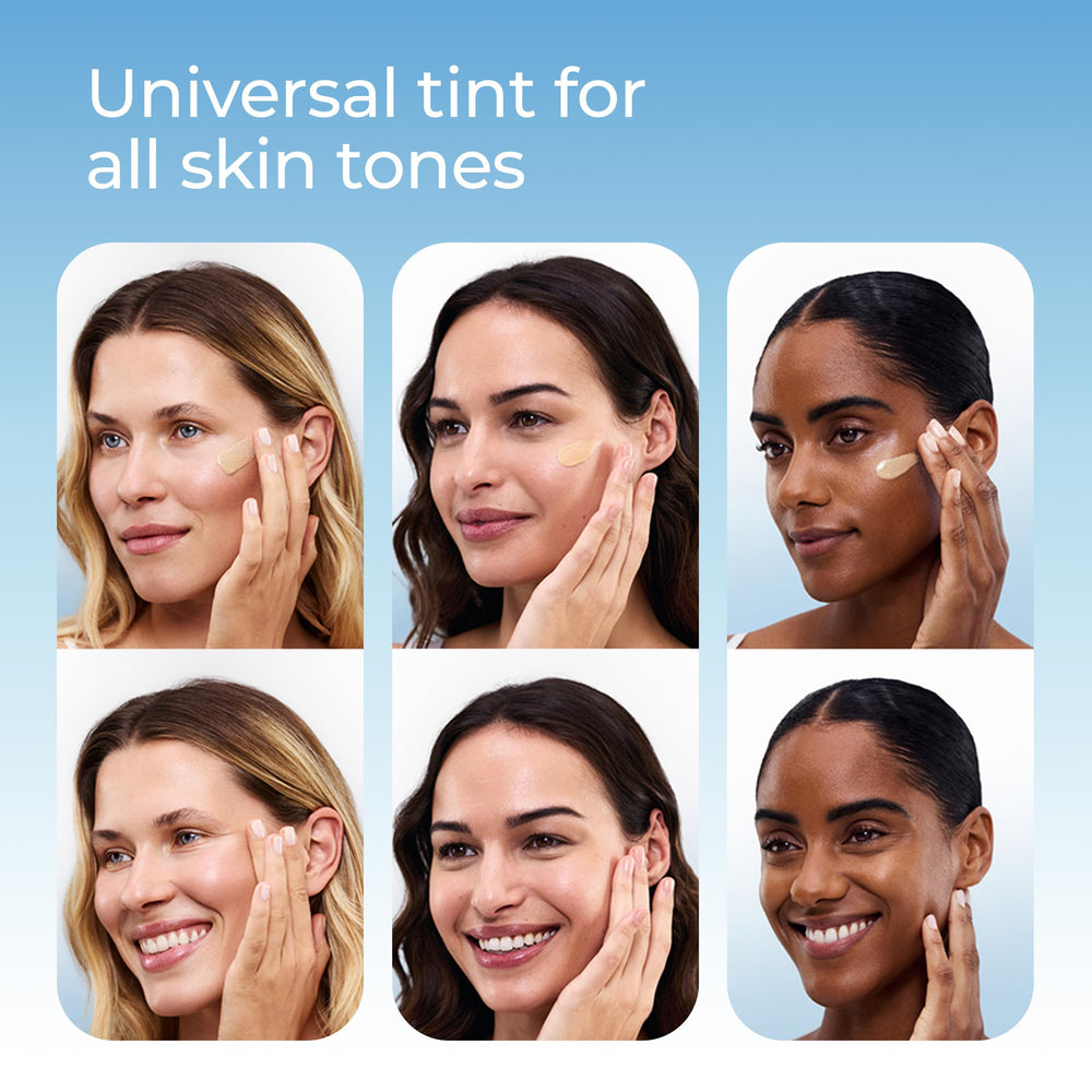 Eucerin zinc oxide mineral filter icon indicating mineral SPF coverage.