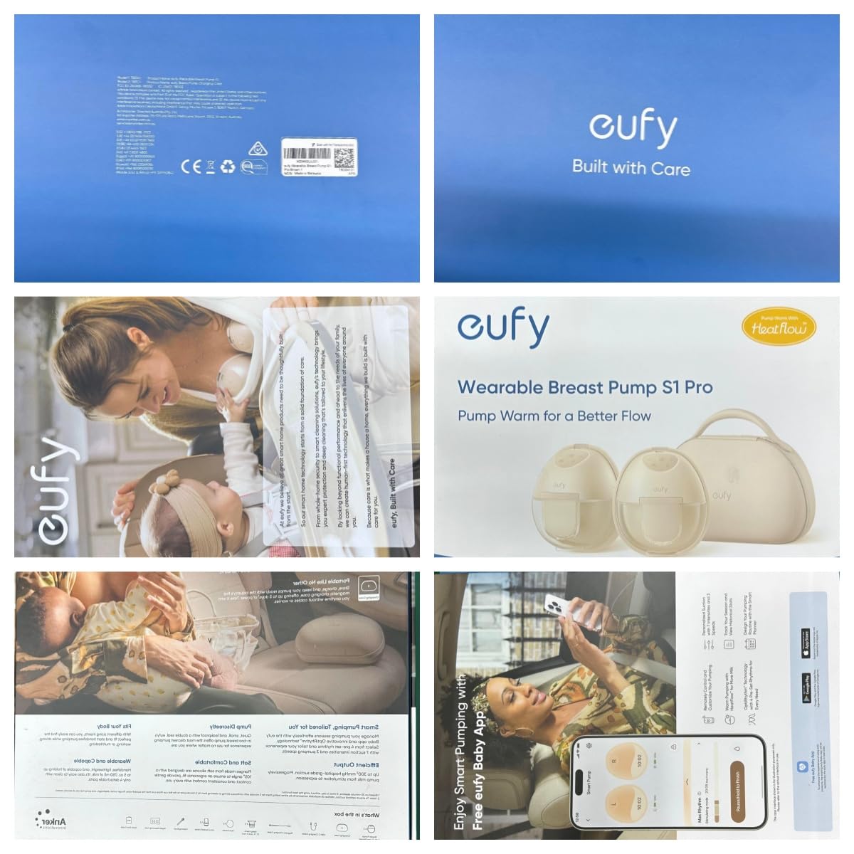 eufy Security S1 Pro slim, lightweight design for on-the-go pumping.