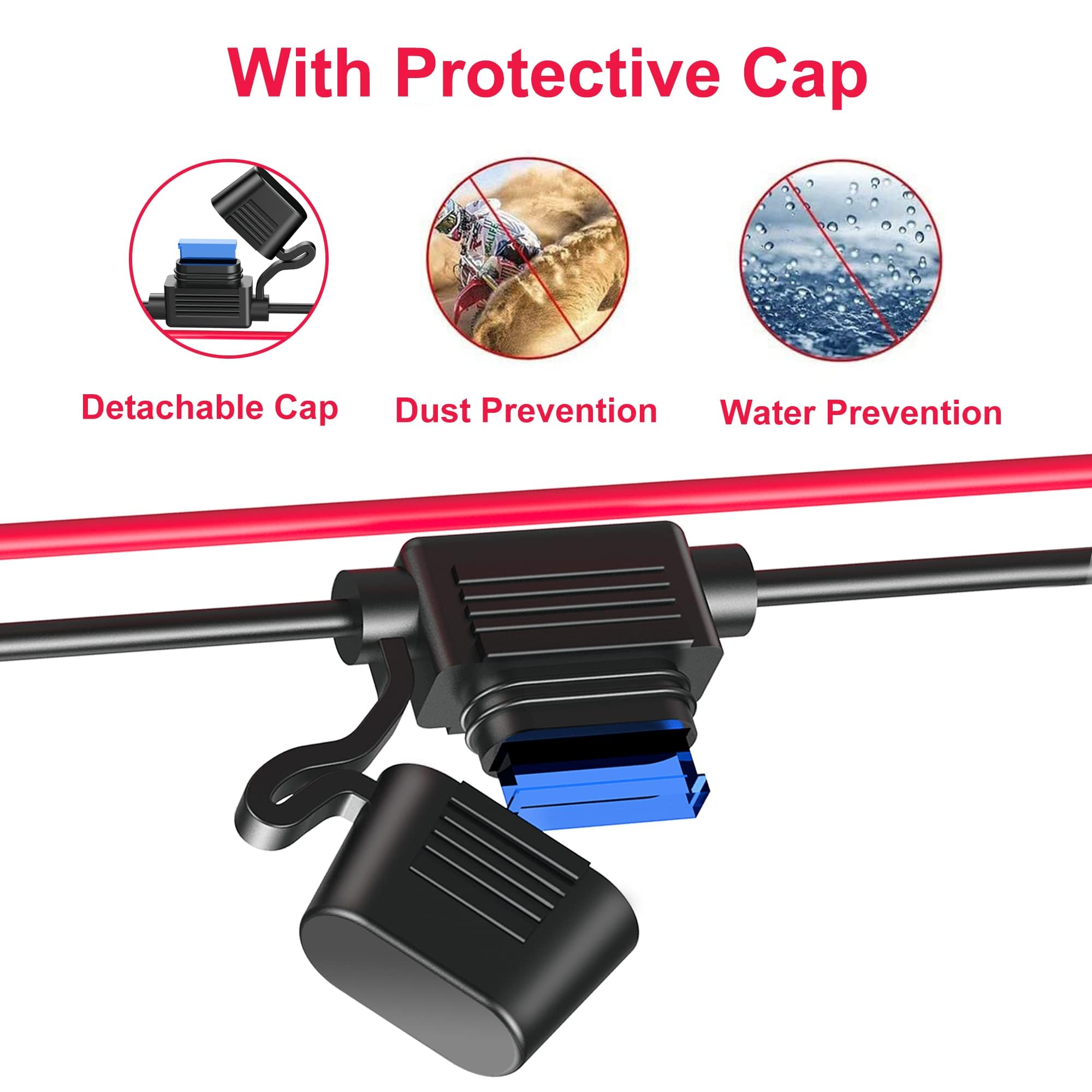 Eugizmo 3m cord reaches distant mounts for easy car installation.
