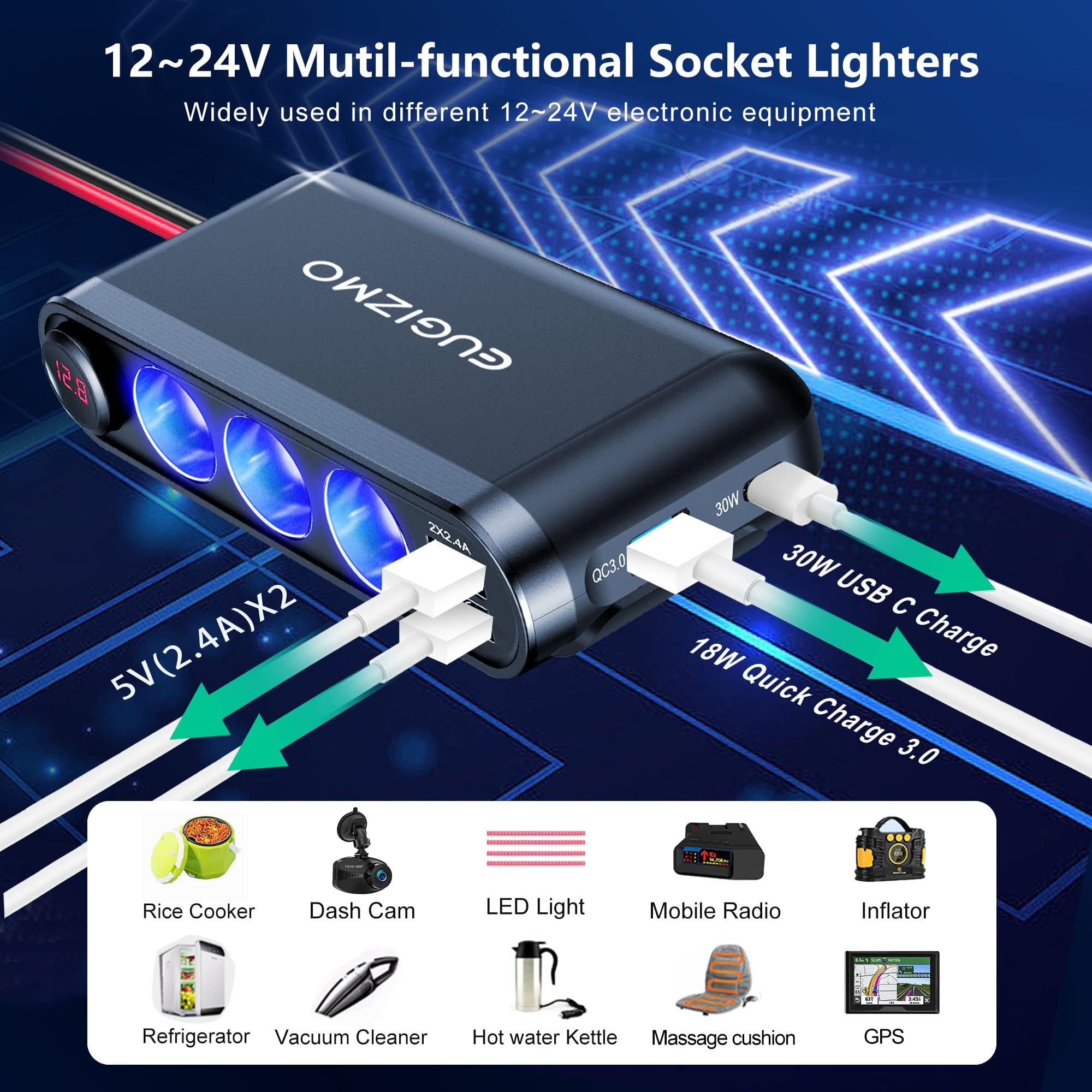 Eugizmo Master Power Switch simplifies power control to protect the battery.
