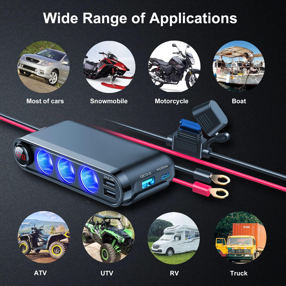 Eugizmo Type-C PD 30W port enables fast on-road device charging.