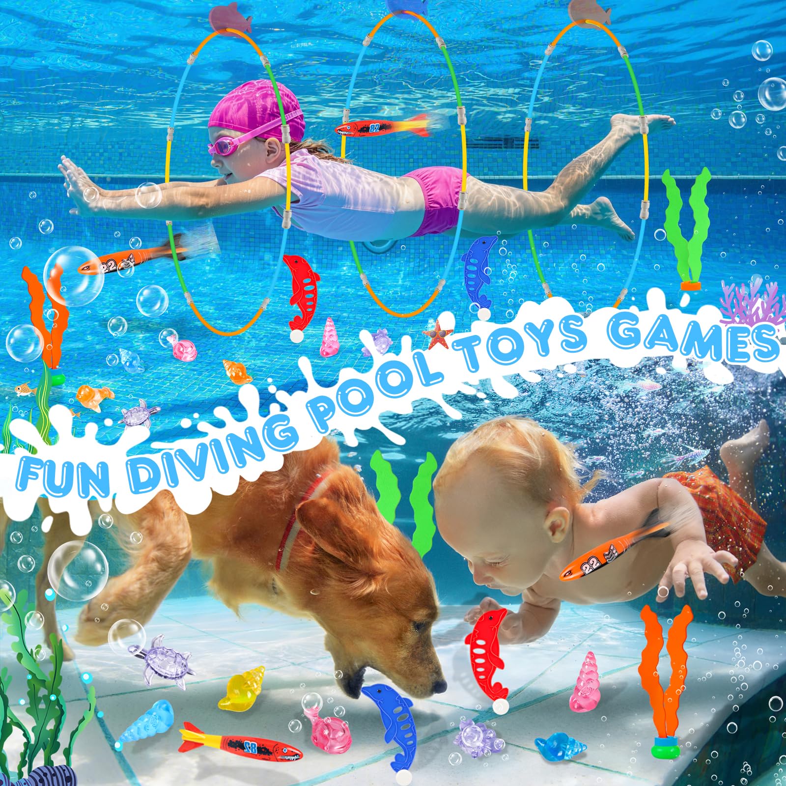 EULRGAUS ocean diving gems sparkle underwater for treasure hunts.