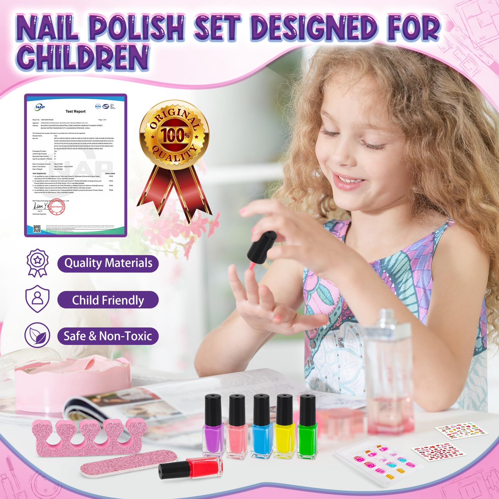 EULRGAUS fake nails allow mix-and-match nail art at home.