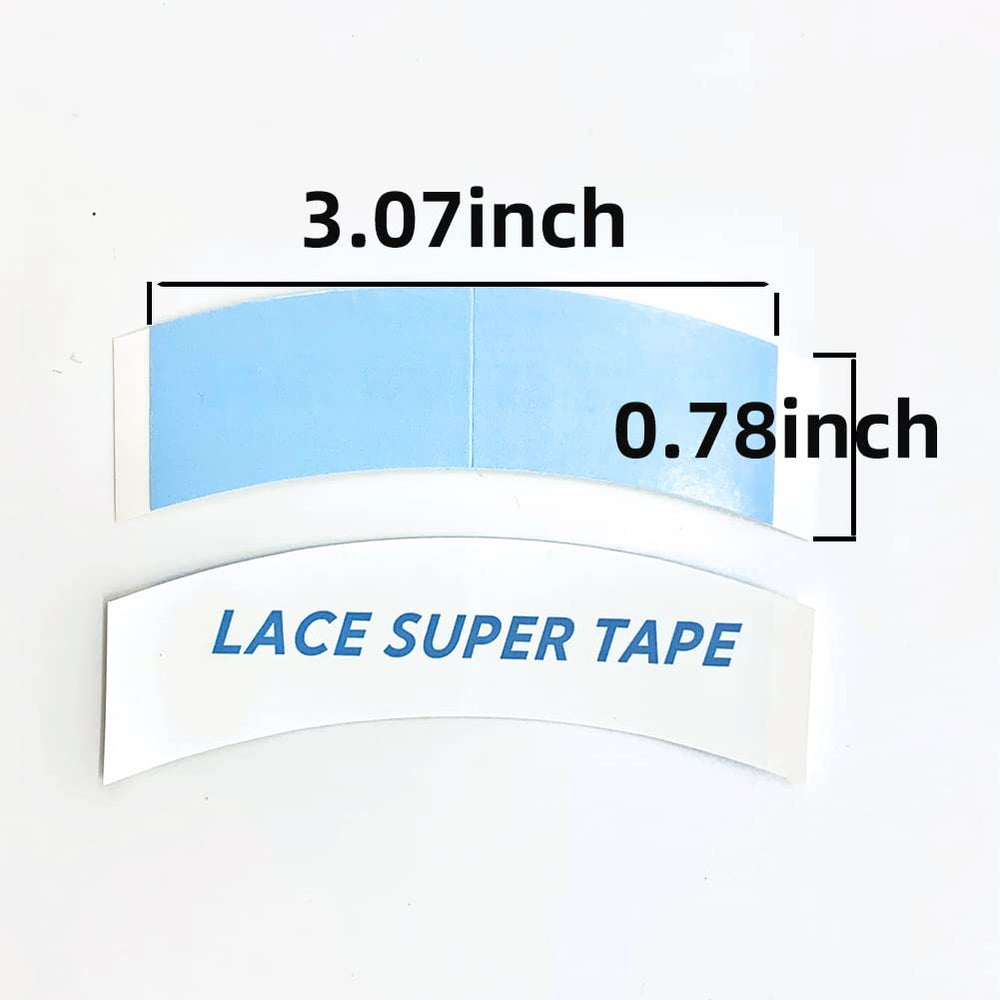 Eumos curved C-shape strip fits head contours for quick wig setup.