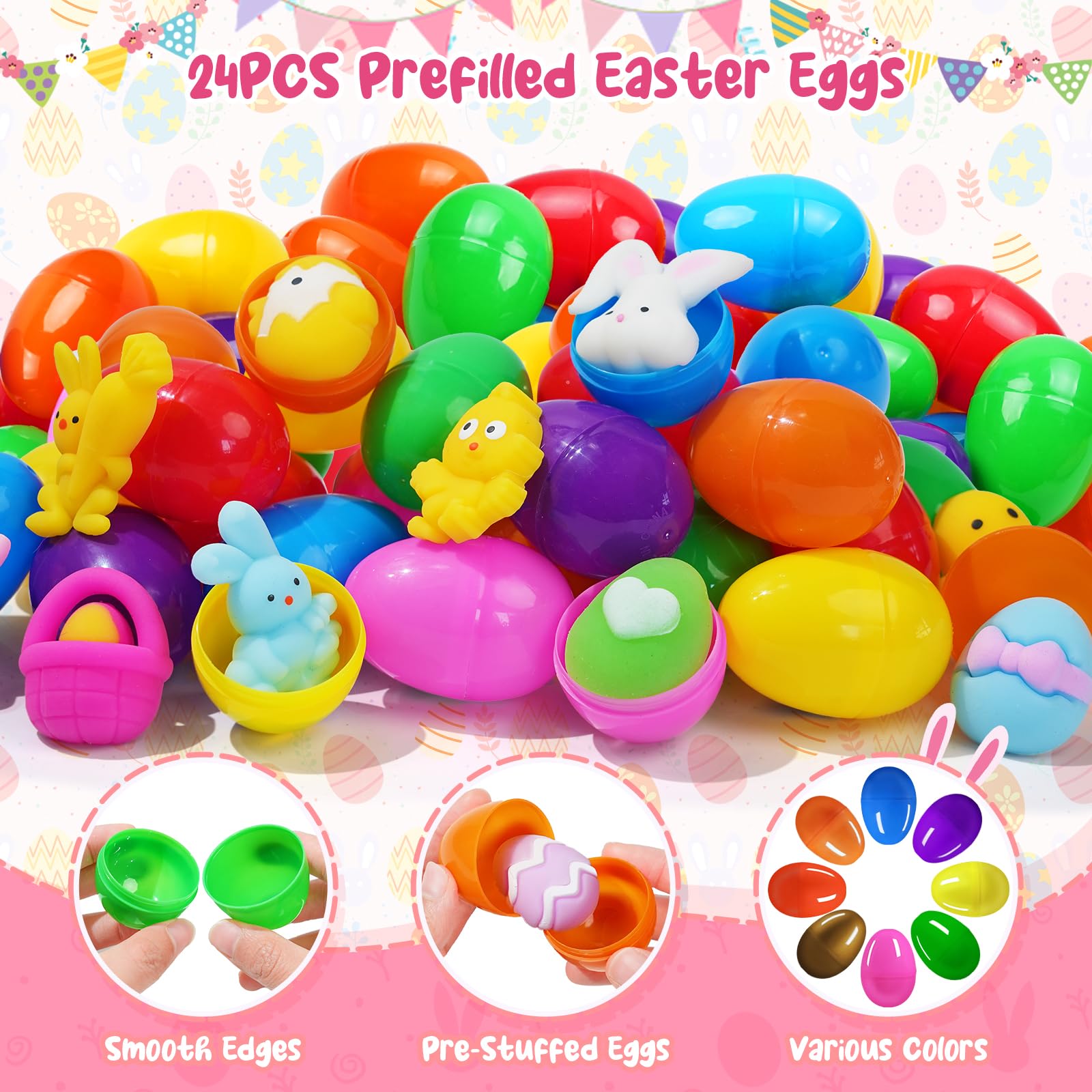 EUOCENK Easter eggs boost creativity and color recognition during play
