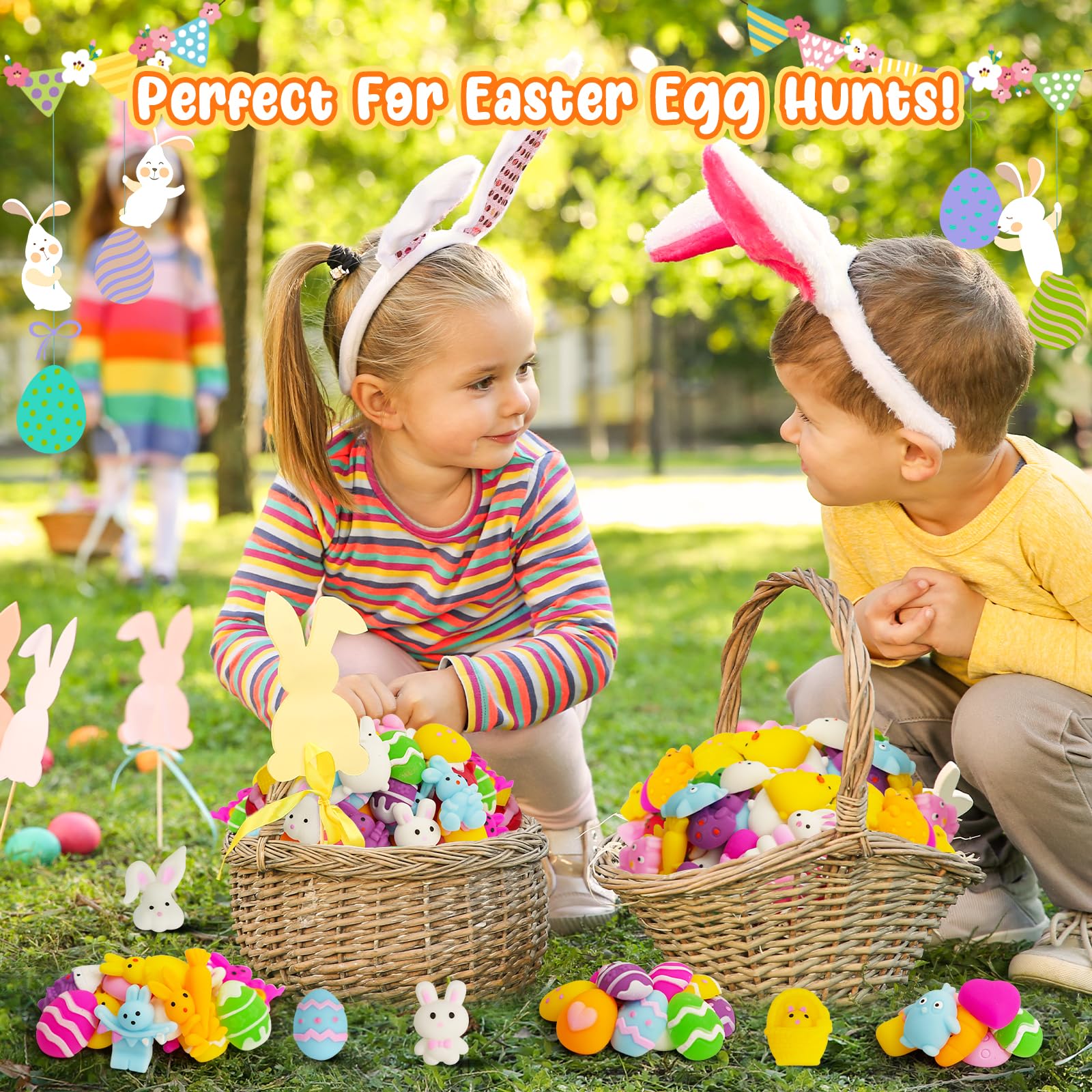 EUOCENK Easter Mochi Squishy mixed shapes spark creative play.