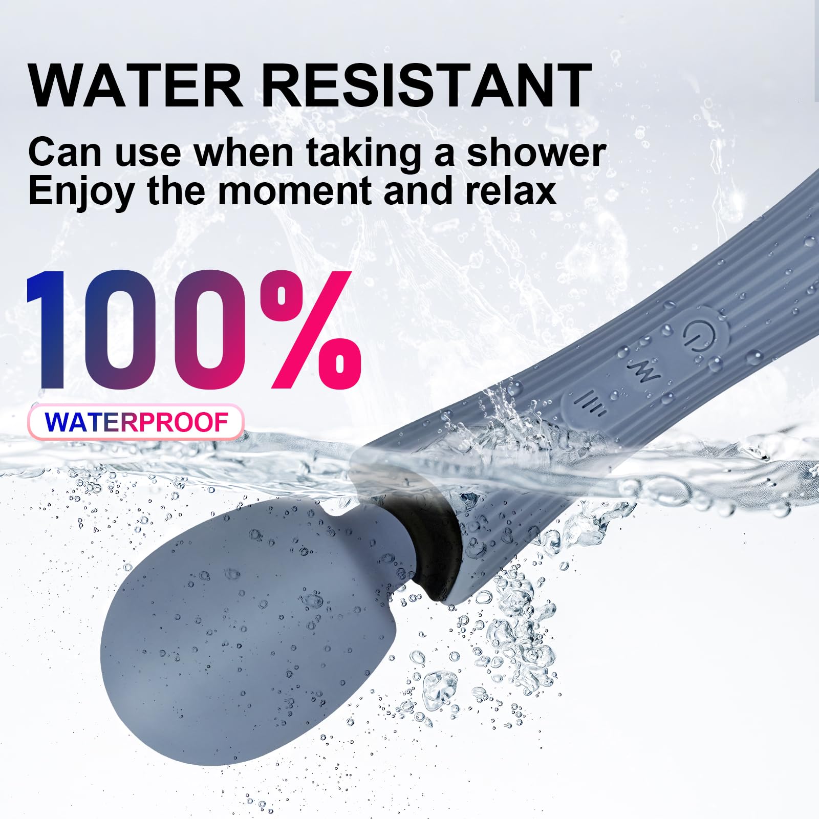 Cordless operation on EUOTHY wand massager enables easy portability.