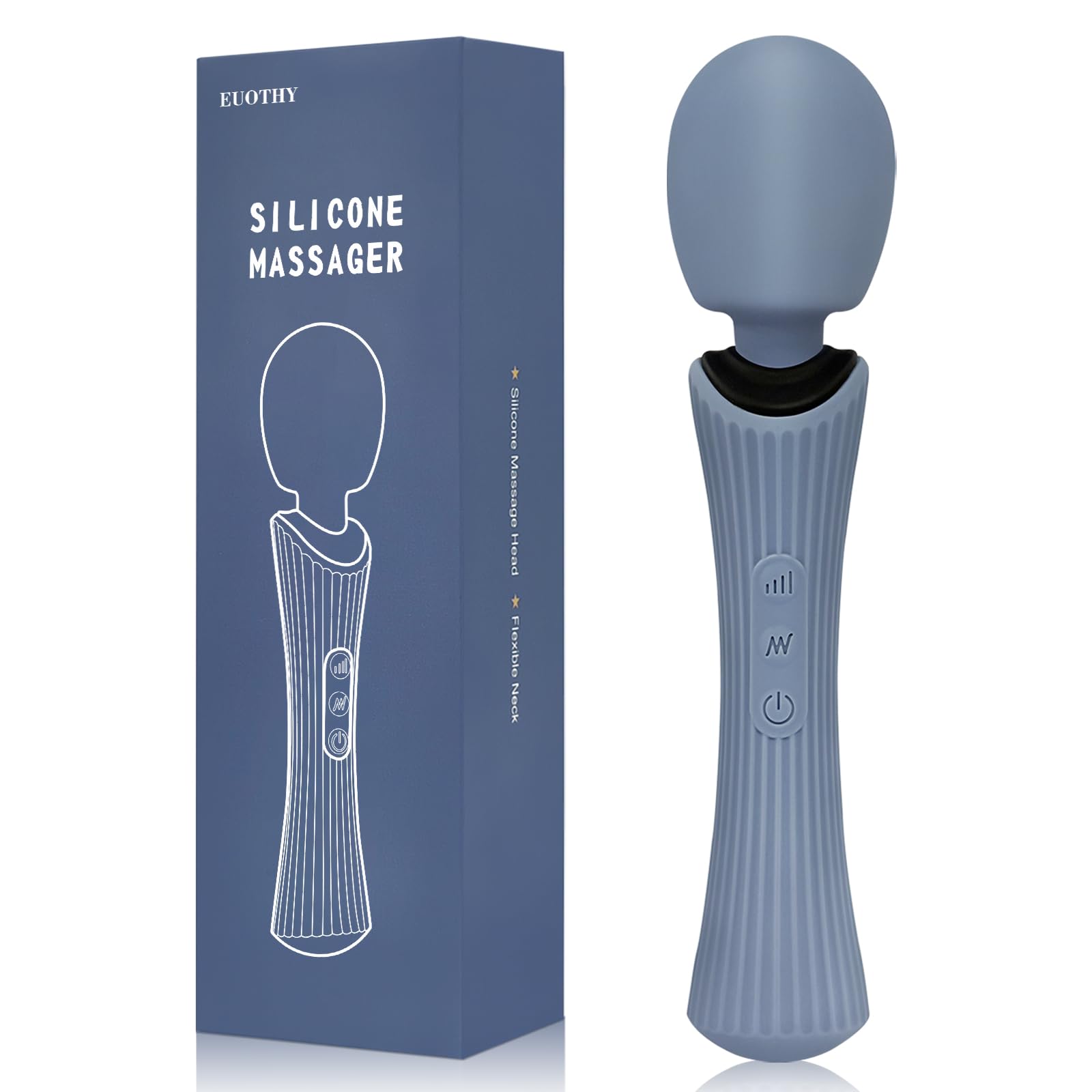 EUOTHY wand massager with ergonomic grip for precise, comfortable relief.