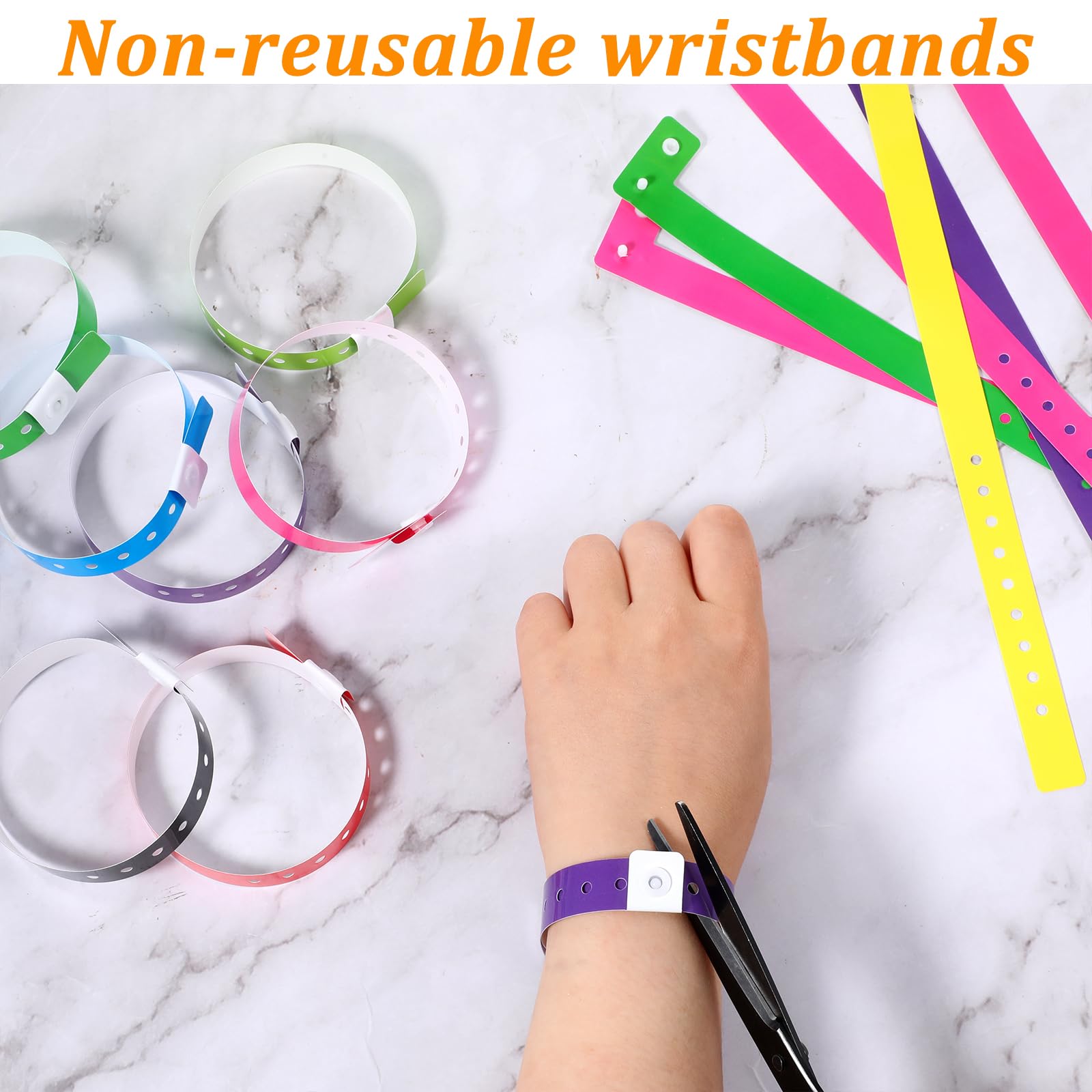 EupHHonycs durable vinyl wristbands offer comfortable wear