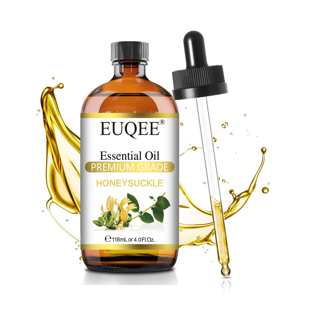 EUQEE Honeysuckle Essential Oil 118ml bottle for diffuser use and aroma customization