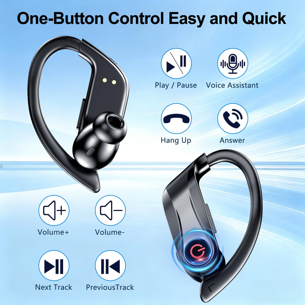 EUQQ easy one-button controls simplify music and calls on the go.