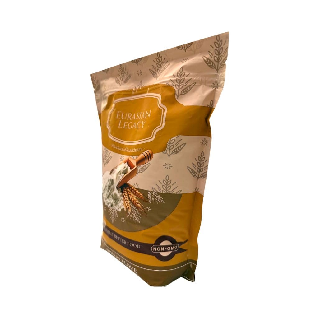 Premium Kazakhstan grain used in Eurasian Legacy flour ensures quality.