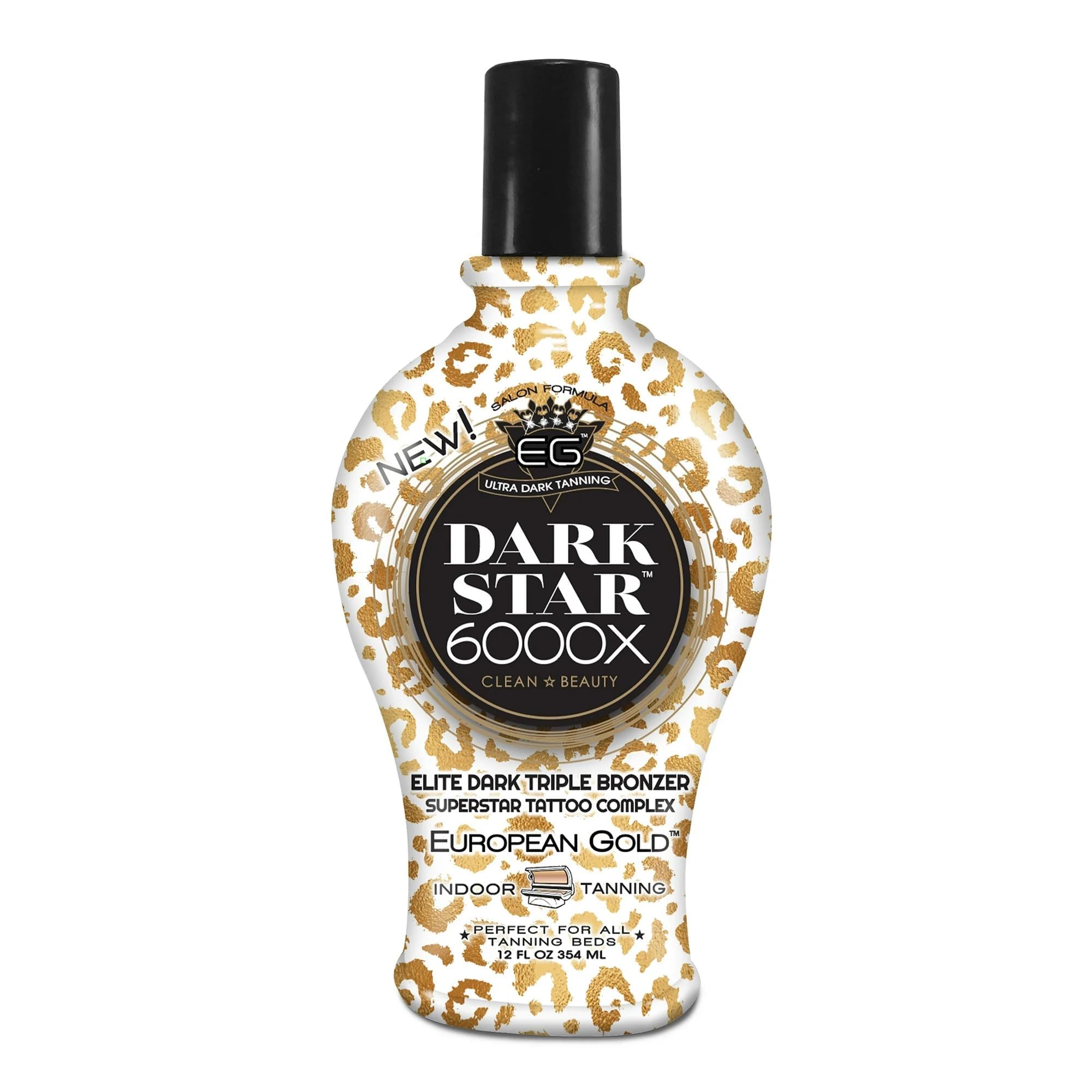 European Gold Dark Star 6000X elite bronzers for instant color
