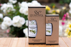 EuroSpa Aromatics Pure Eucalyptus Oil ShowerMist spray scents steam for a spa-like shower.