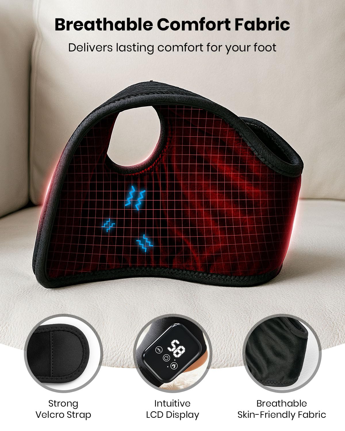 EURPMASK Foot Renew Soft Socks included for hygienic, shared use at home.