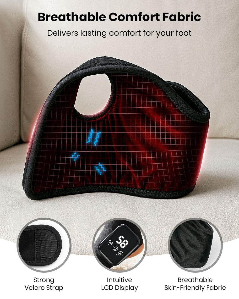 EURPMASK Foot Renew Soft Socks included for hygienic, shared use at home.