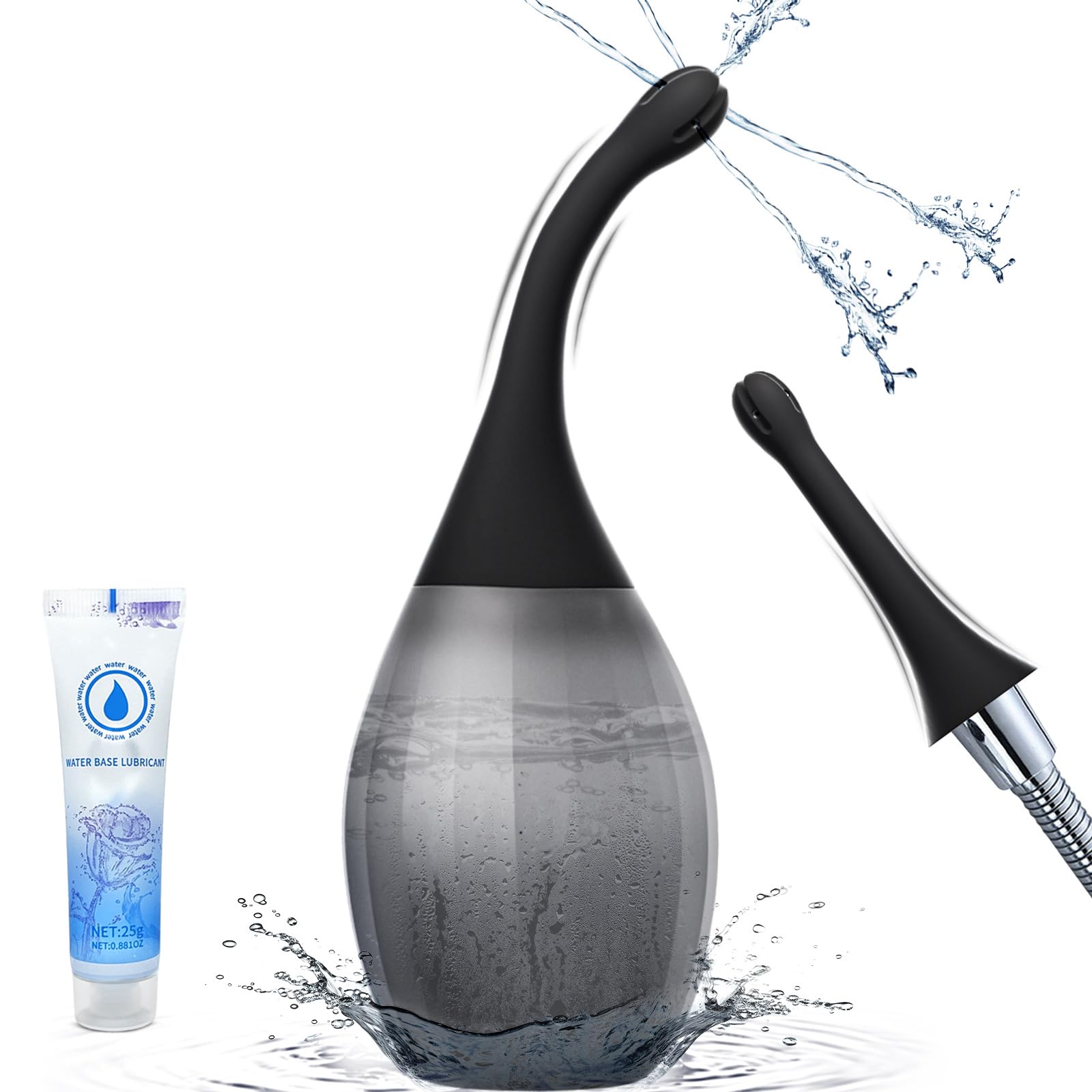 Euwvdy bendable nozzle enables adjustable angles for easier perineal care.