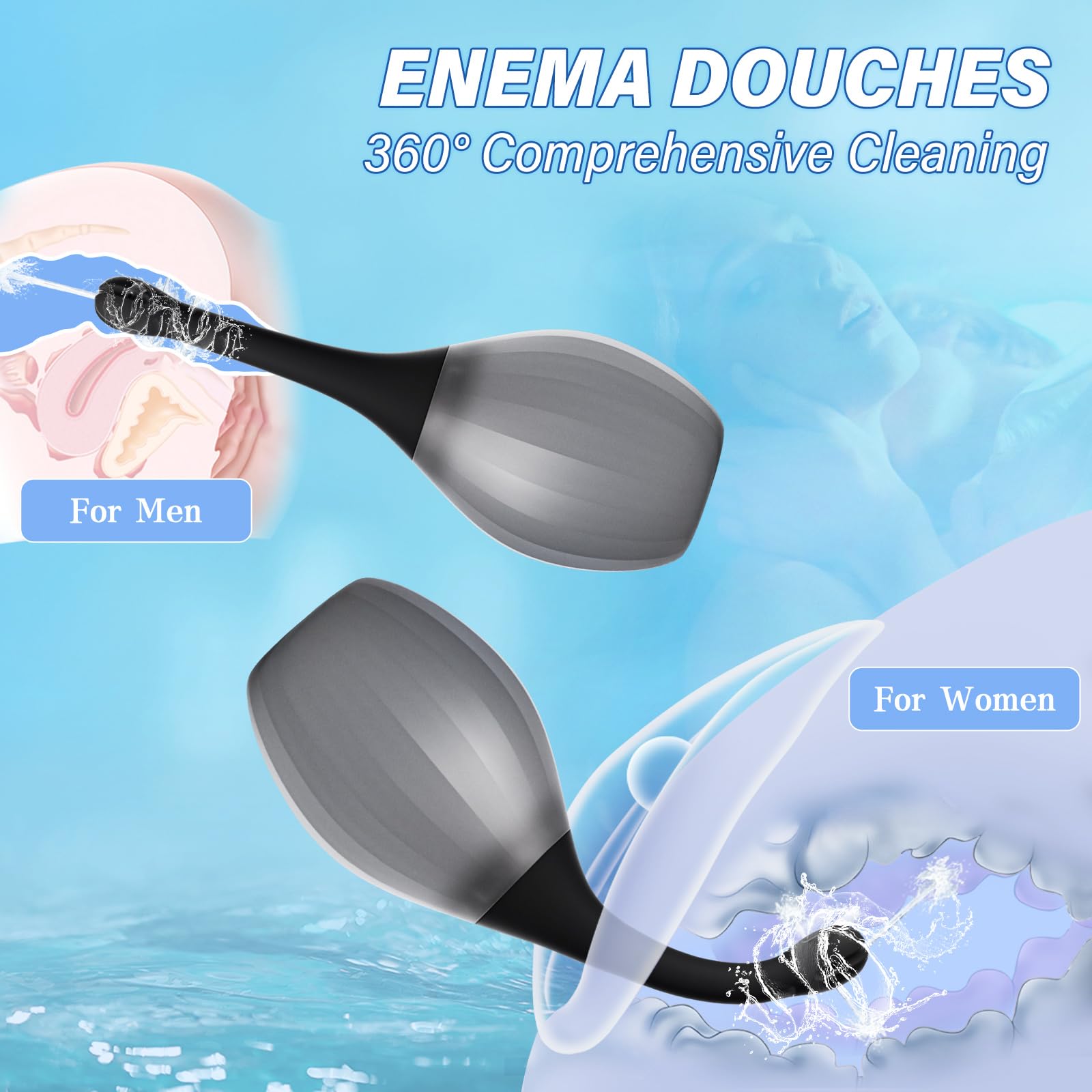 Euwvdy douche kit provides a practical at-home cleansing solution.