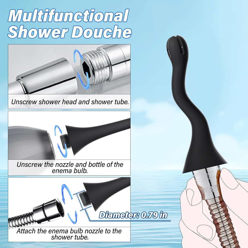 Euwvdy five-jet holes deliver thorough 360-degree cleaning.