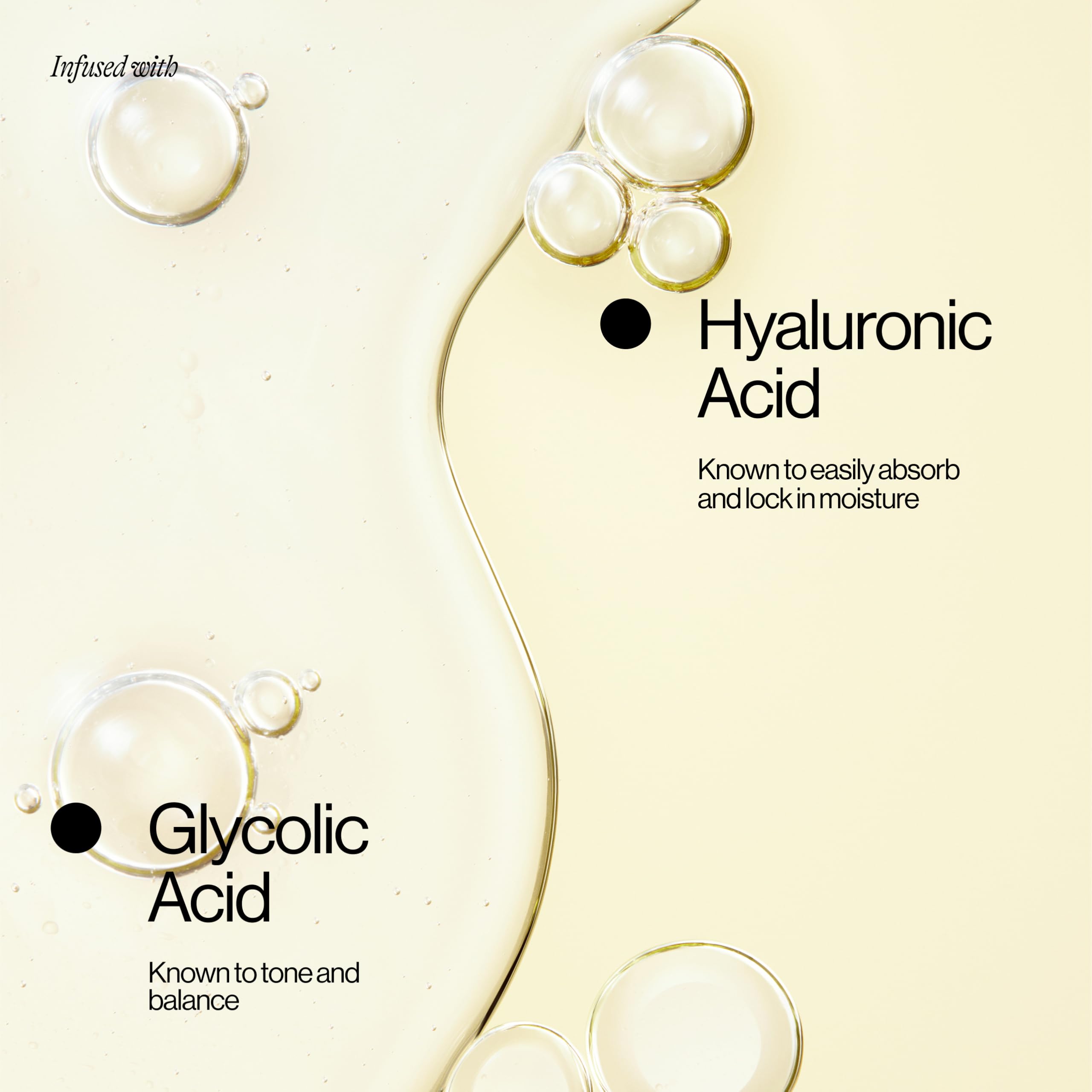 Texture of Eva NYC serum on hand showing lightweight, non-greasy feel