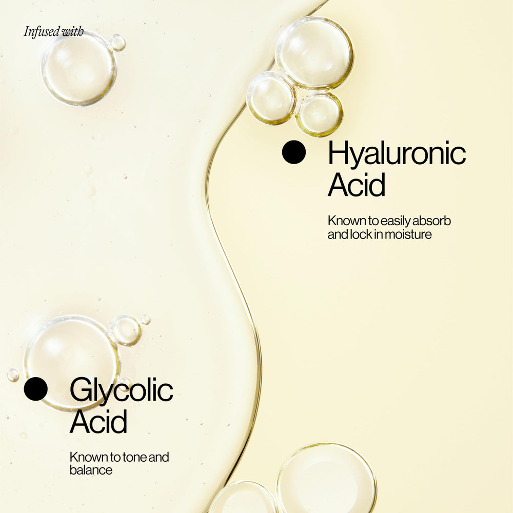 Texture of Eva NYC serum on hand showing lightweight, non-greasy feel