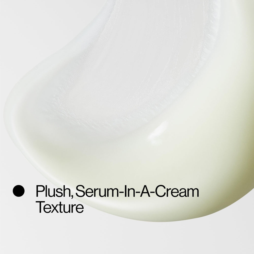 Application of hair serum on strands demonstrates nourishing formula and slip